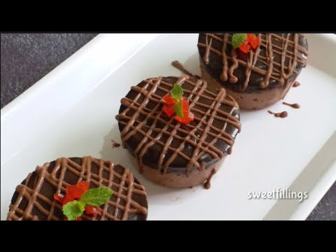 mini biscuit cakes | biscuit cake recipe | mini cake recipe | chocolate biscuit cake