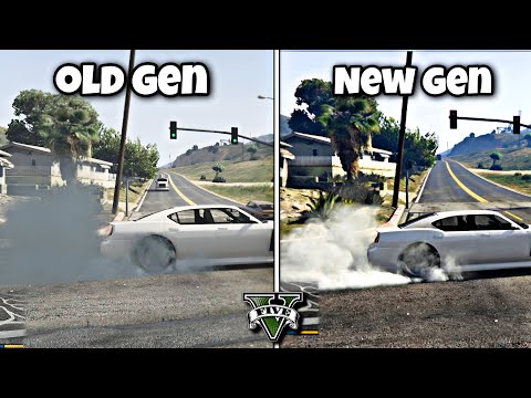 GTA V New Gen Vs Old Gen 🔥 ( Remastered VS Old ) Detail Comparison