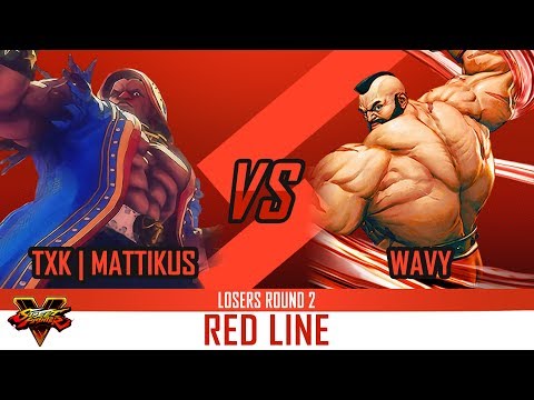 Red Line SFV 14 - Wavy (Zangief) Vs. TXK | Mattikus (Balrog)