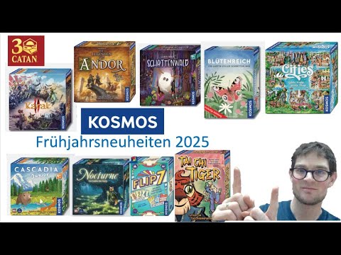Kosmos Frühjahrsneuheiten 2025 - Brettspiele - Die Legende von Andor - Cascadia Junior