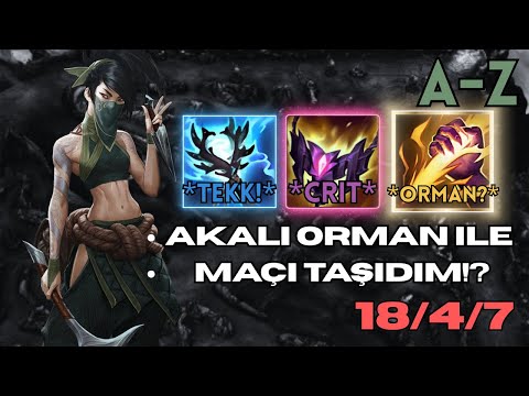 AKALİ JUNGLE YENİ META ?? HERKESE TEK ATTIM!! | 3ldrichh
