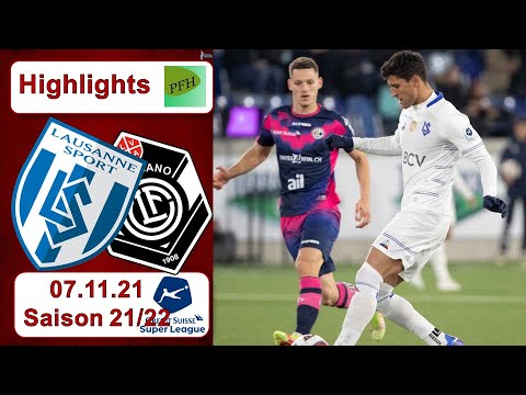 Highlights: FC Lausanne - Sport vs FC Lugano (07.11.21)