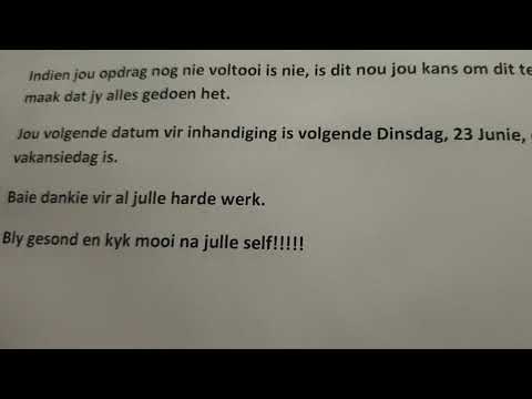 SKEPPENDE KUNSTE GRAAD 8: 10 Junie 2020 - periode 4 (10084)