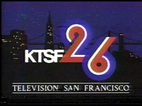 KTSF TV-26 logo slate & opening of Peter Gunn TV series on Television San Francisco in the bay area.