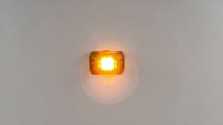 PROFI výstražné LED světlo vnější oranžové, 12-24V, ECE R65