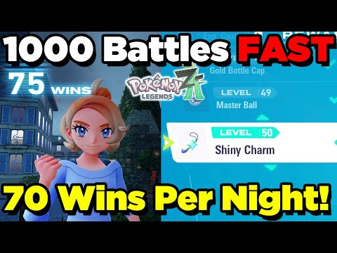 The FASTEST Way To Grind 1000 Battles in Pokemon Legends Z-A!