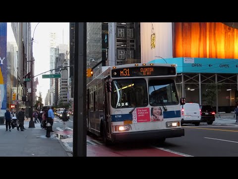 MTA New York City Bus: 2006 Orion VII Gen-2+ Hybrid 6786 on the M31 Bus.