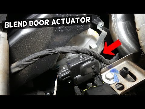 DODGE JOURNEY BLEND DOOR ACTUATOR REMOVAL REPLACEMENT TEST. FIAT FREEMONT