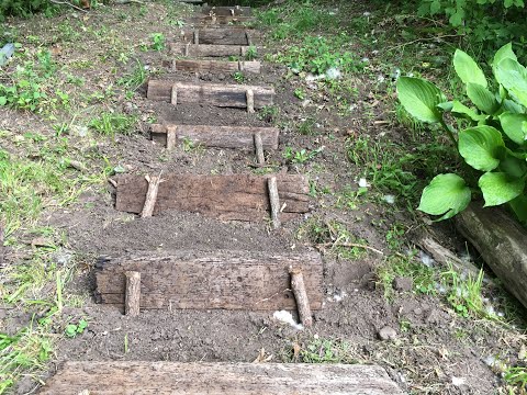 How To Build Wooden Steps To Prevent Erosion On Your Hill