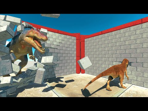 All Dinosaurs Surprise Clash Block Race -Animal Revolt Battle Simulator