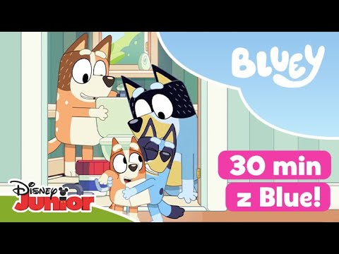 💙 30 MINUT z Blue i jej rodzinką! | Blue | Disney Junior Polska