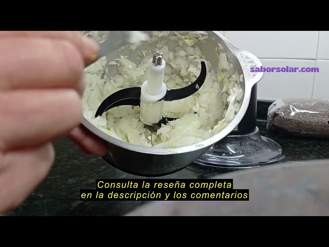 Vídeo relacionado con Cecotec Picadora ChopBeat 2000 Vindaloo Glass, 500W de Potencia, Pica, Trocea y Corta, Cuchilla de 4 Hojas de Acero Inoxidable, 2 Velocidades, Bol Cristal 500g