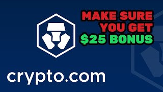 How to get crypto.com $25 referral bonus (referral code available)