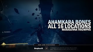 All 16 Ahamkara Bone Locations / "Marasenna" Lore Triumphs Guide [Destiny 2 Forsaken]
