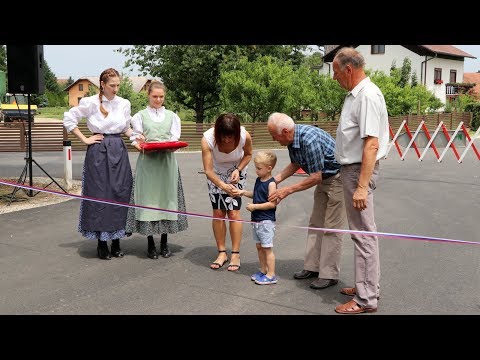 Odprtje prenovljene komunalne infrastrukture v Babincih