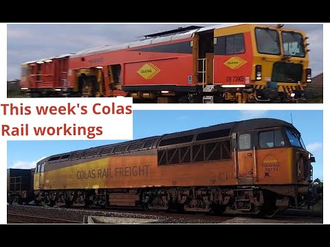 Prestatyn 22/24/25.10.2020 - Colas Trains this week - Class 56 - Tamper - RHTT engineers train