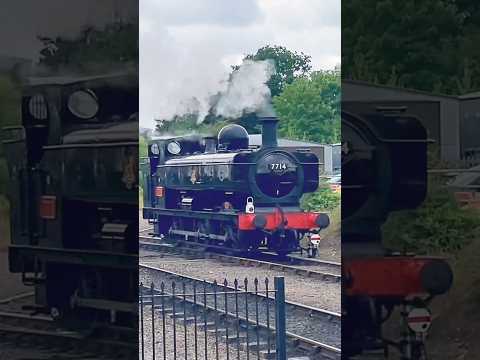 7714 - Pannier Tank at Kidderminster on the Severn Valley Railway