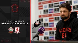 PRESS CONFERENCE: Martin previews Middlesbrough | Championship