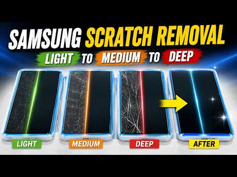 No-disassembly phone polishing operation video
