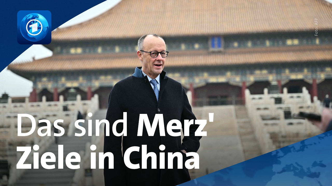 Kanzler in China: Merz besucht die Verbotene Stadt