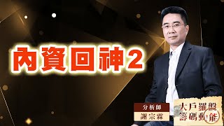 內資回神2｜大戶羅盤籌碼動能 ｜謝宗霖 (圖)