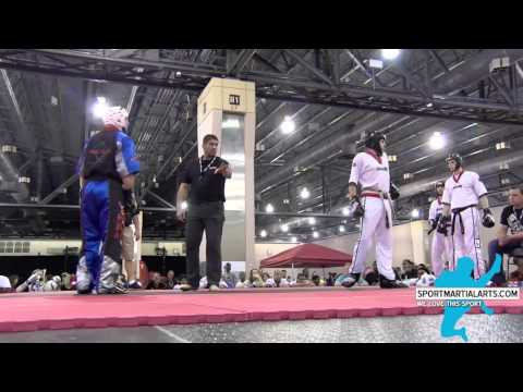 Ross Levine v Nathan Skoufis - Team Sparring Rd 1 - Amerikick Internationals 2016