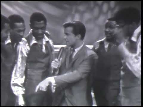 The Temptations Interview with Dick Clark Live on American Bandstand (1966)