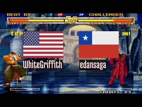 Garou Mark of the Wolves Top Players - WhiteGriffith (US) vs edansaga (CL)