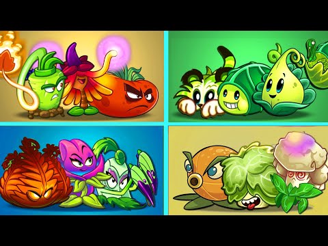 Random 4 Super Team Battlez - Who Will Win? - PvZ 2 Team Plant Vs Team Platn