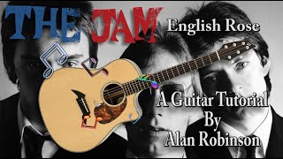 English Rose - The Jam - Acoustic Guitar Tutorial (2021)
