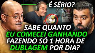 QUANTO GANHA UM DUBLADOR nos FILMES da DISNEY? [com DUBLADOR do SHREK, MAURO RAMOS]