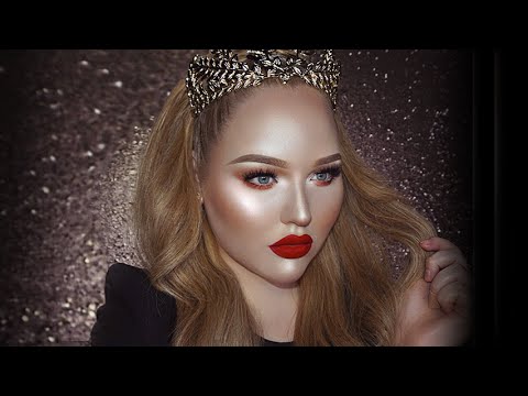 FULL FACE USING ONLY HIGHLIGHTERS Challenge | NikkieTutorials Video