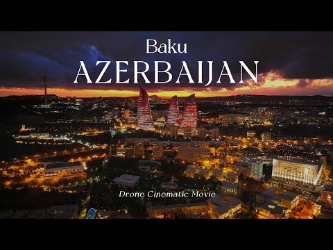 Baku  🇦🇿 | 4K Drone Tour of Azerbaijan’s Iconic Capital