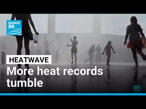 Temperature records tumble as heatwave moves east