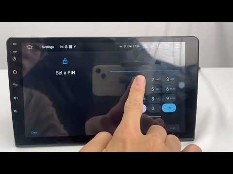 How to Set a System Lock Screen Password | Eonon A12S Series Double Din Car Stereo