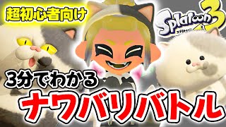 【超初心者向け】スプラ3のナワバリバトルって何？基本ルール解説！