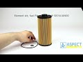 text_video Element kit; fuel Filter Isuzu BVP 5876100900