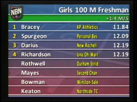 Girls 100m Freshman Final - New Balance Nationals Outdoor 2013