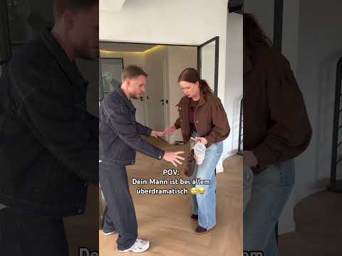 Dein Mann ist bei allem überdramatisch. 🙄😂 #shortvideo #couplecomedy #relatable