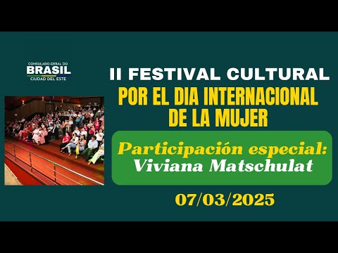 Dia Internacional da Mulher com apresentação de Viviana Matschulat