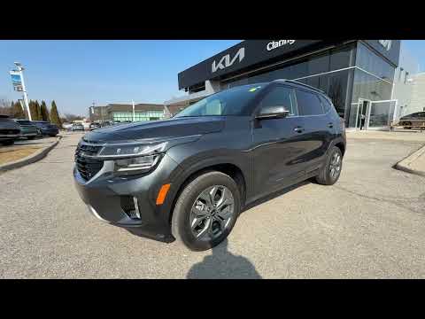 2026 Kia Seltos EX AWD in Gray for sale at Clarington Kia in Bowmanville, ON