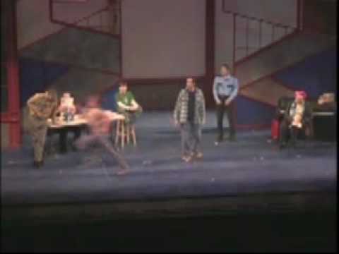 Full Monty audition scene with the big glimmmer