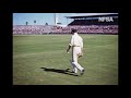 Rare footage of Don Bradman in colour 26 February 1949