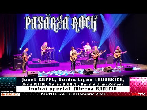 🔴 2021-10-08 | PASAREA ROCK la Montreal – promotor si organizator ESCU TV - secvență din spectacol