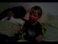 William Gets Scared Of Toy Story 3 Monkey Dec 20 2011