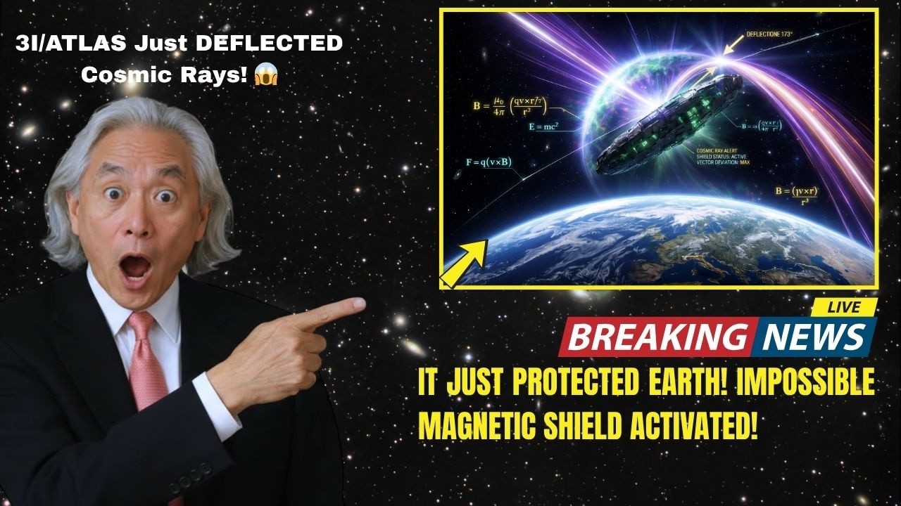 3I/ATLAS Just Redirected Cosmic Rays… Away From Earth