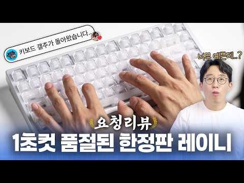 0.1초컷으로 다팔려버린 레이니 한정판 ㄷㄷ 이번에도 과연 기계식키보드 대장일까?