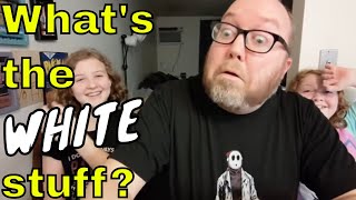 a box full of white powder?