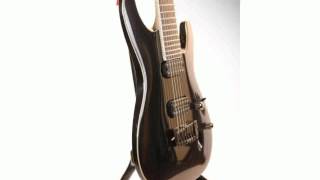 Video thumbnail for Ibanez Iron Label SIR27FD Series 7-String Electric Guitar with DiMarzio Pickups Iron Pewter finish by mocasea