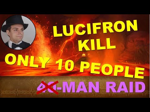 10 PLAYER MOLTEN CORE Lucifron KILL! Stream Highlights Classic World of Warcraft SimonizeShow